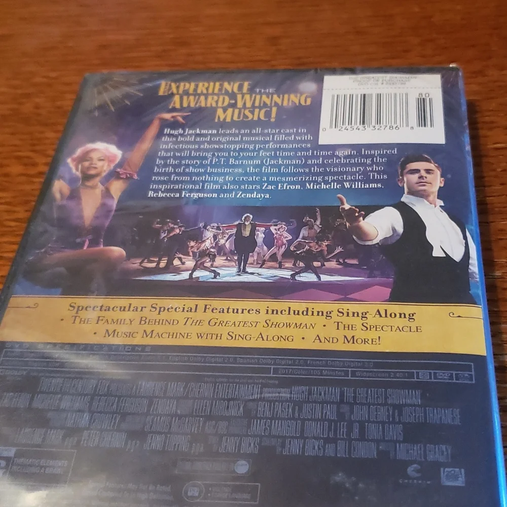The Greatest Showman DVD - NEW! - Picture 3 of 4
